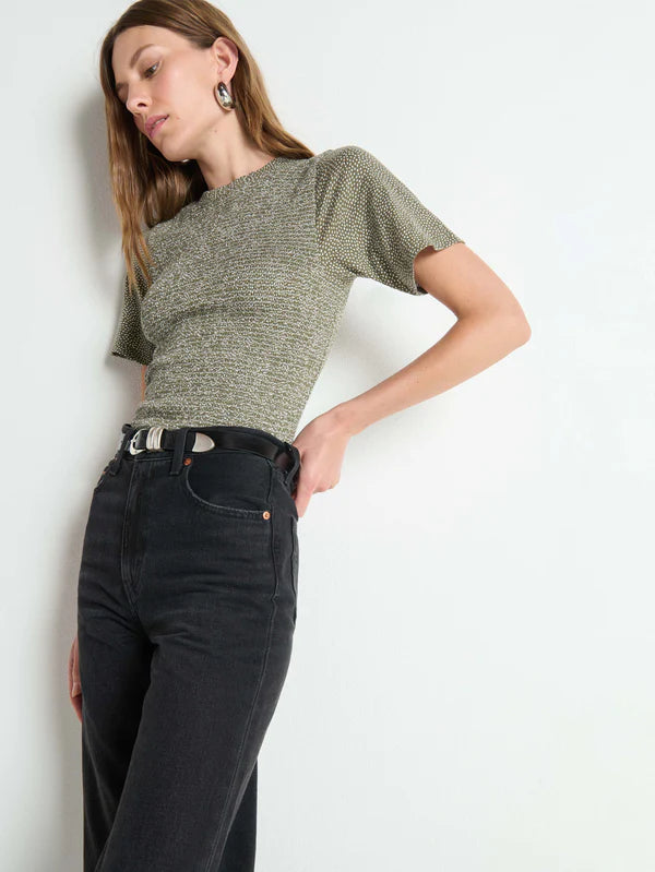 NATION LTD. Olivia Smocked Tee- Tossed Petals