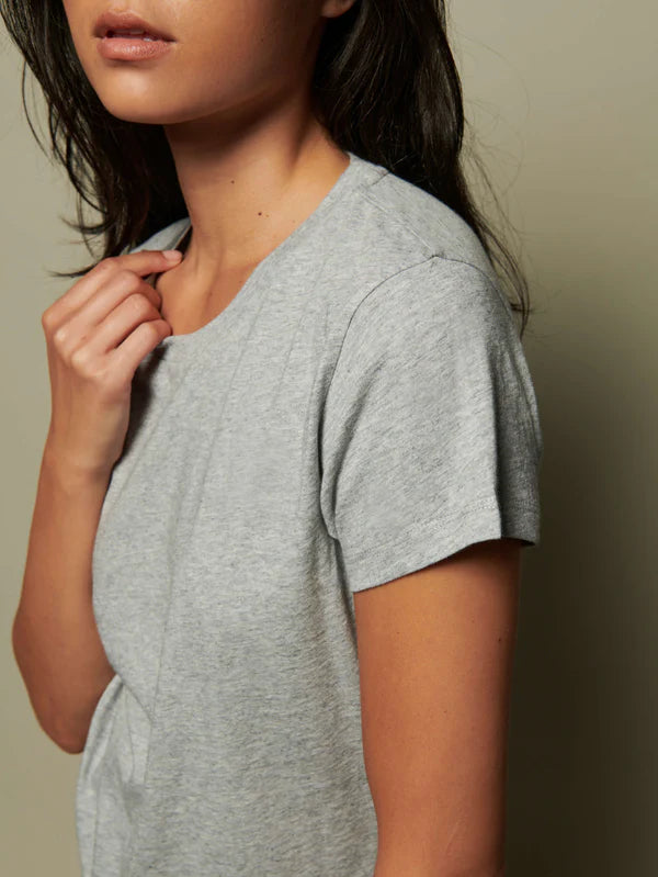 Nation Ltd Goldie Tee Heather Grey