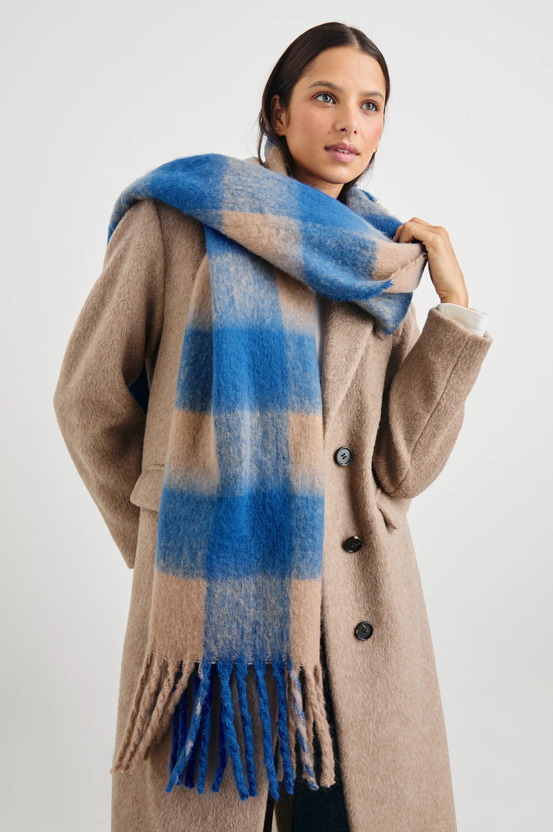 Rails Oslo Scarf Cobalt Camel