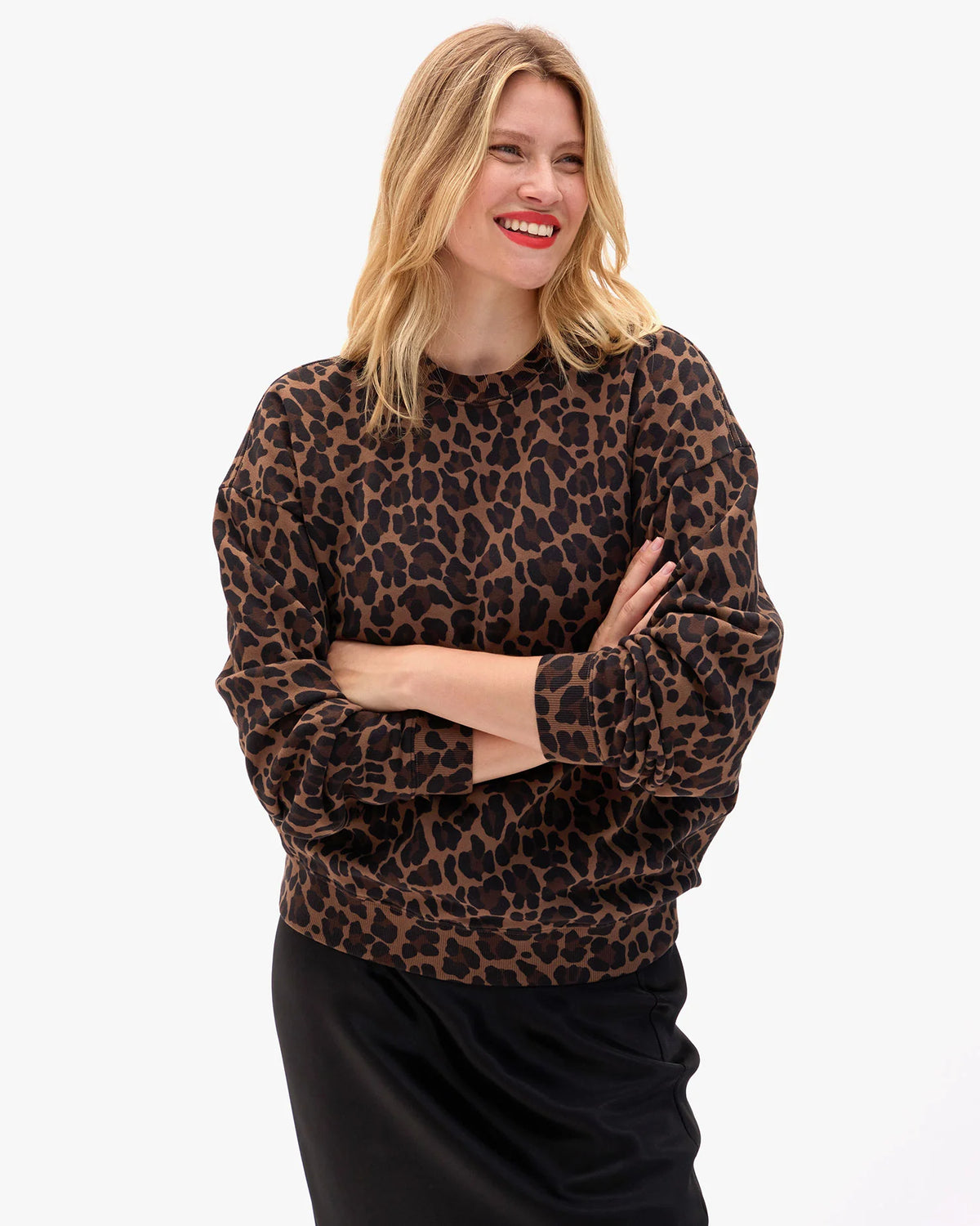 Clare V. Oversized Sweatshirt Amande Double Jag