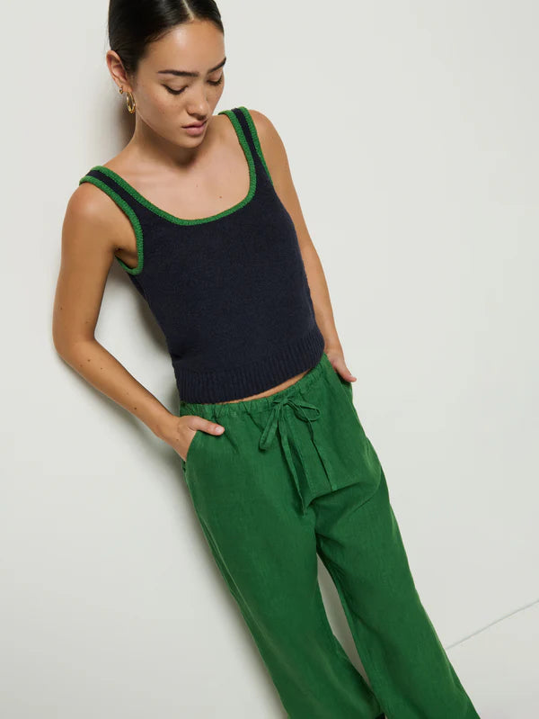 Nation LTD. Peggy Sue Sweater Tank Navy