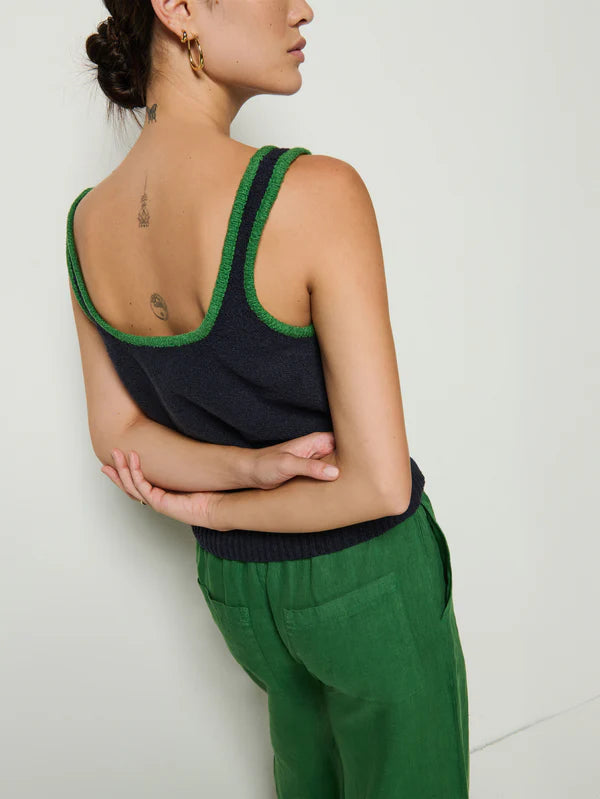 Nation LTD. Peggy Sue Sweater Tank Navy