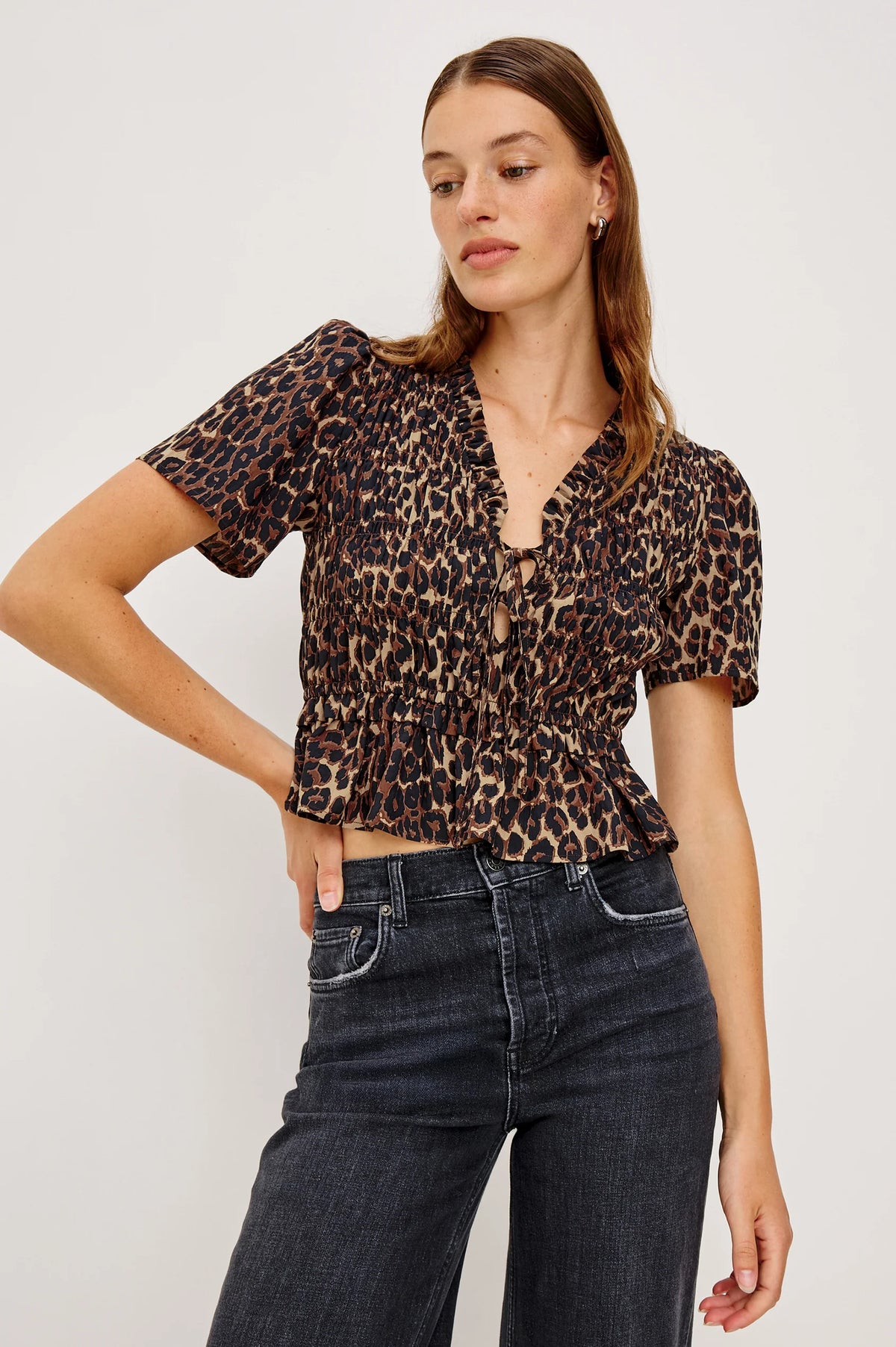 Rails Portia Top Brown Nala