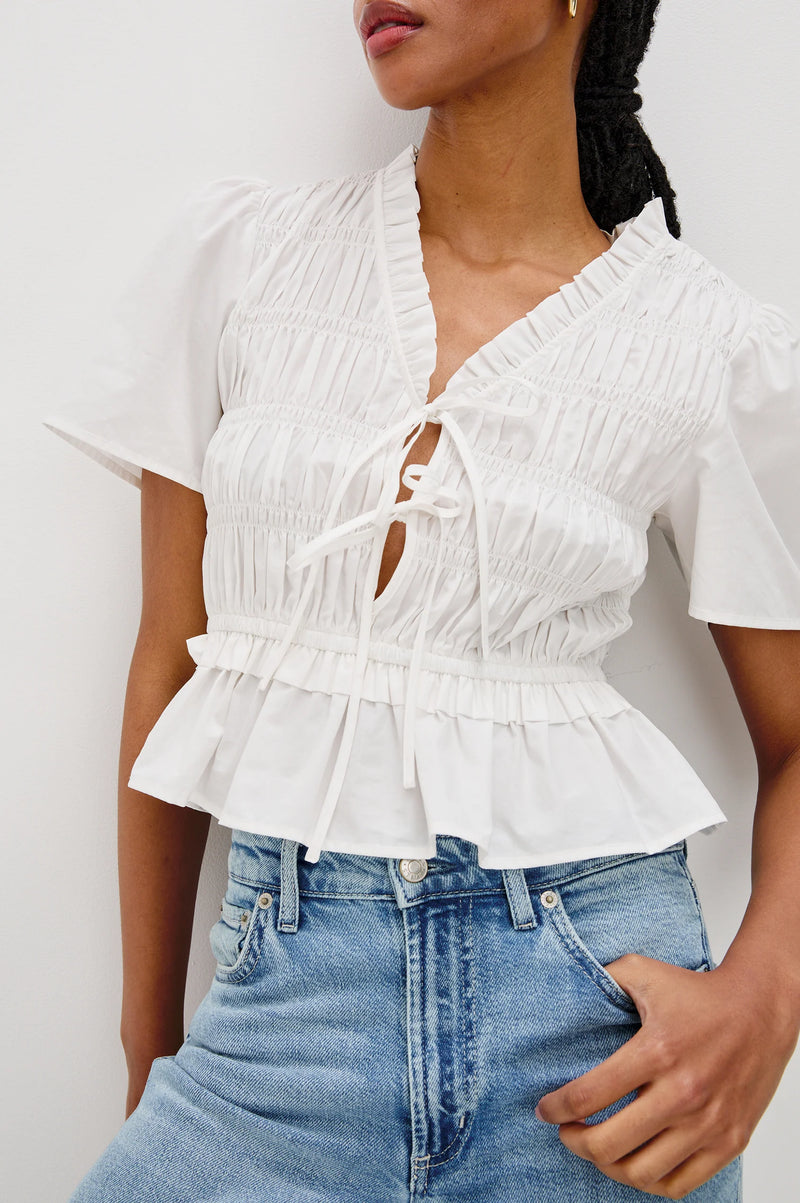 Rails Portia Top White