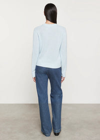 Enza Costa CASHMERE EASY L/S CREW Sky Blue