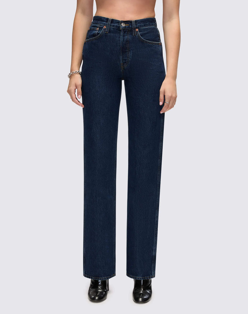 RE/DONE HIGH RISE LOOSE HERITAGE RINSE