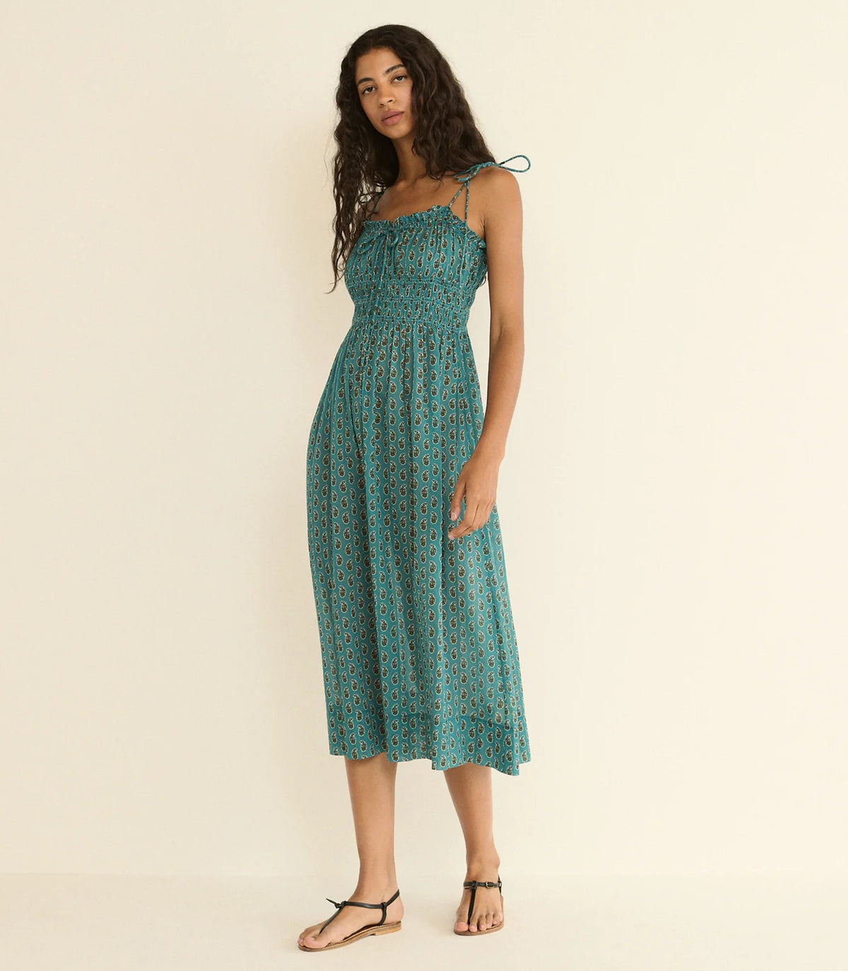 Dôen RHODA DRESS IN ALBA PAISLEY