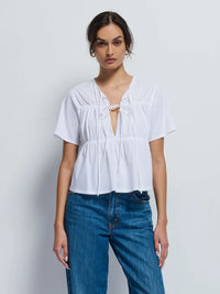 NATION LTD ROBIN BLOUSE WHITE