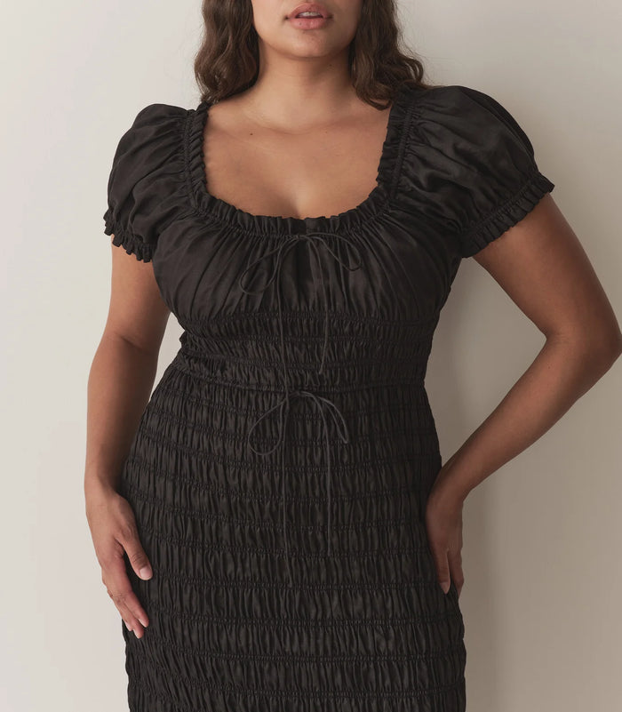 Dôen ROSALYNN DRESS IN BLACK