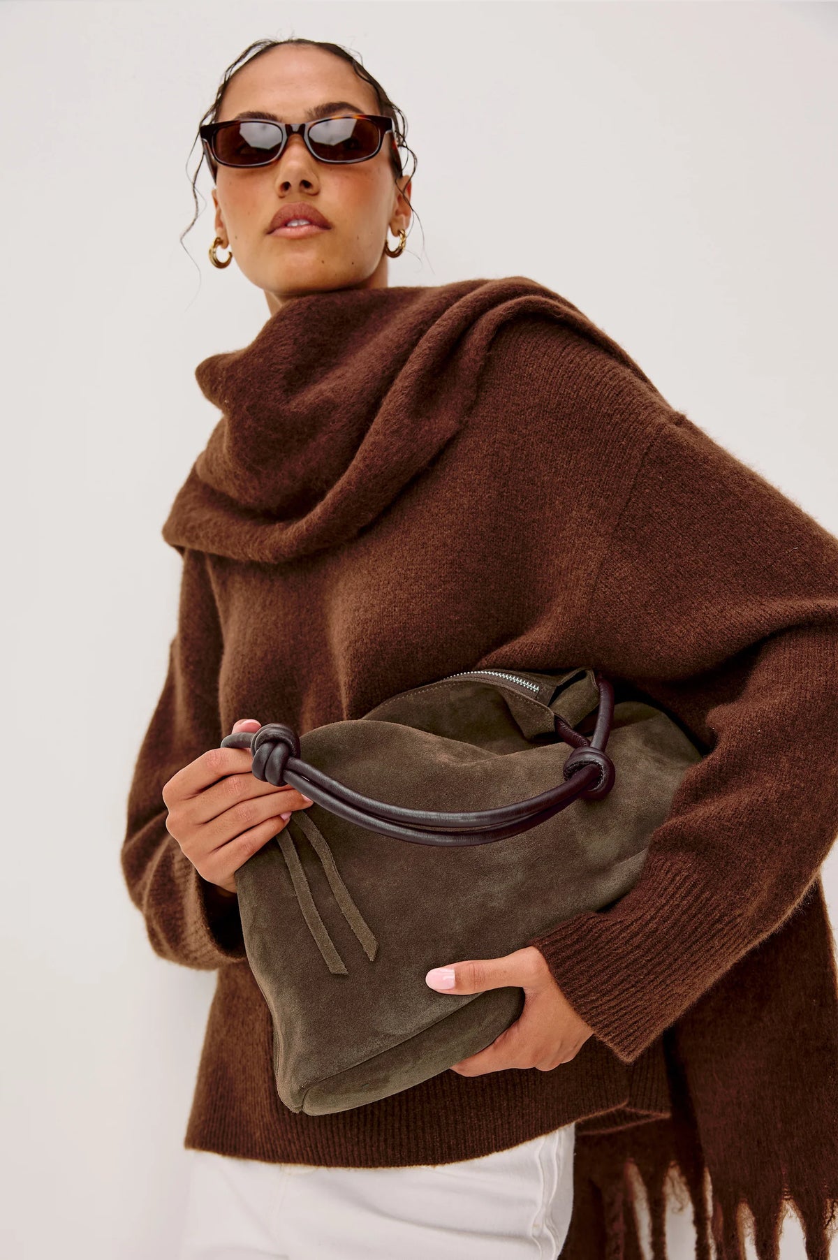 Rails Siena Hobo Bag Espresso Suede