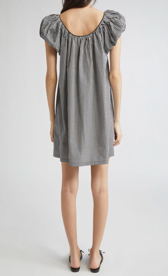 Dôen Julia Gingham Cotton Shirt Dress