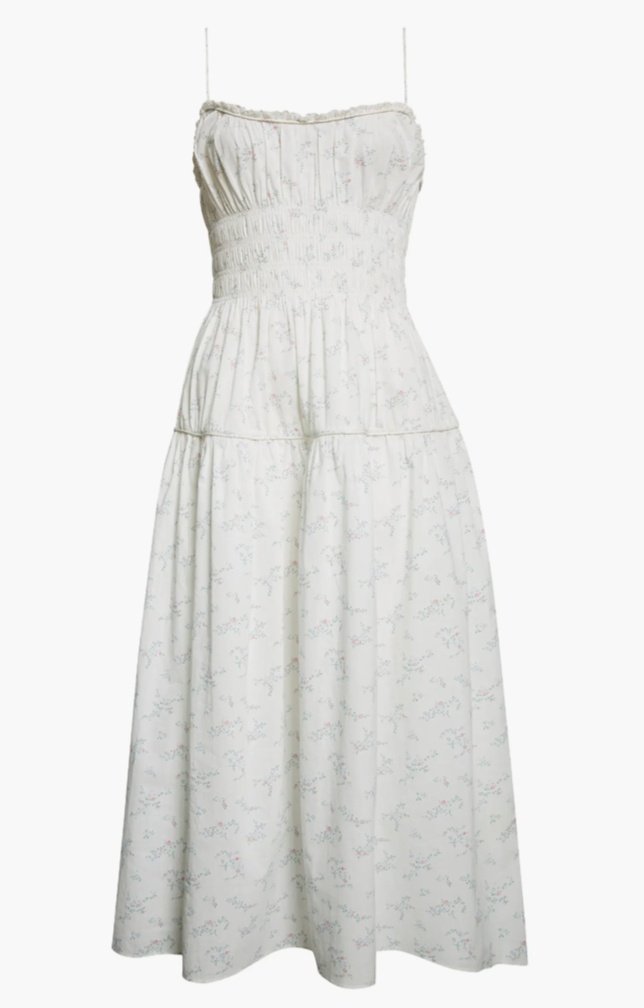 DÔEN Brigide Organic Cotton Voile Sundress Cottage Grove