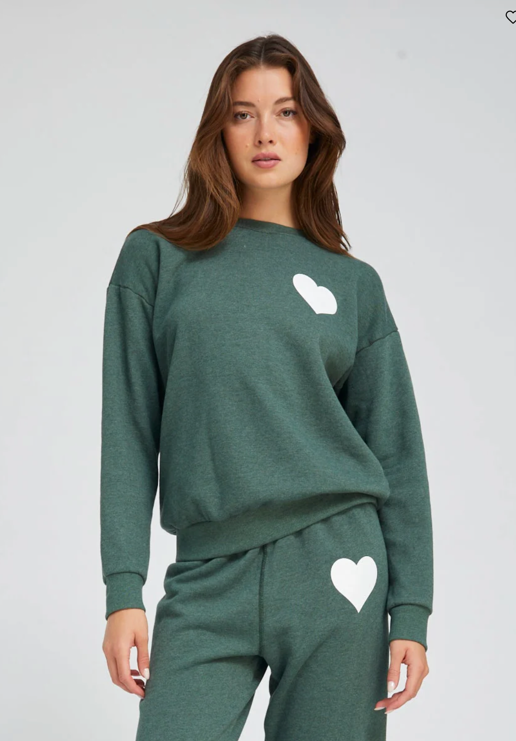 SPRWMN SAGE HEART SWEATSHIRT