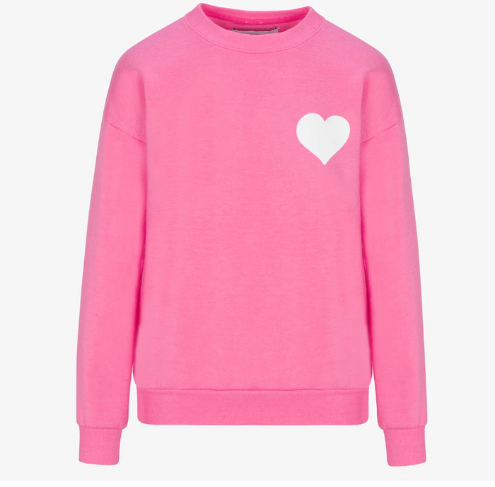 SPRWMN Heart Sweatshirt Peony
