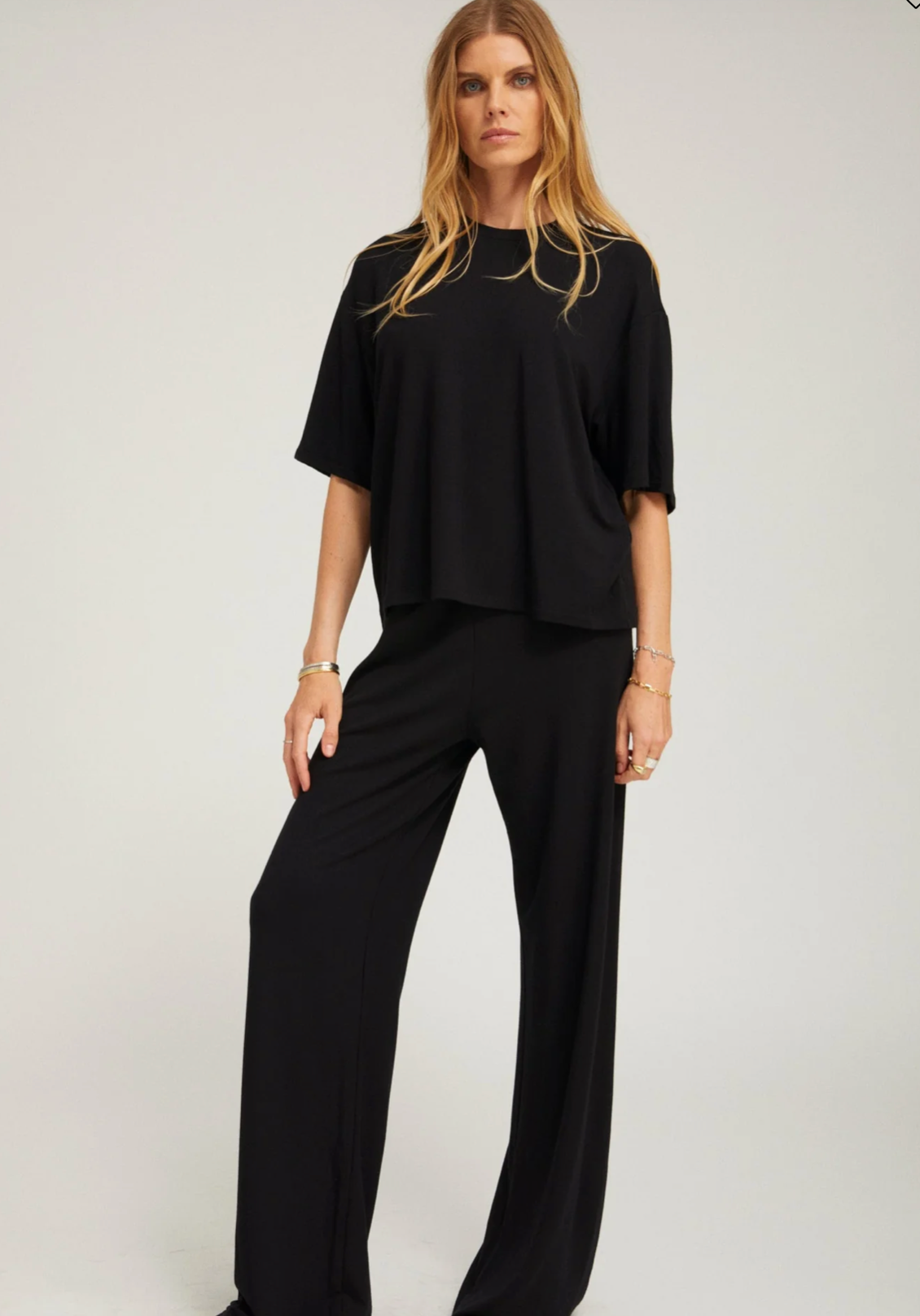 SPRWMN Light French Terry Easy Pants Black
