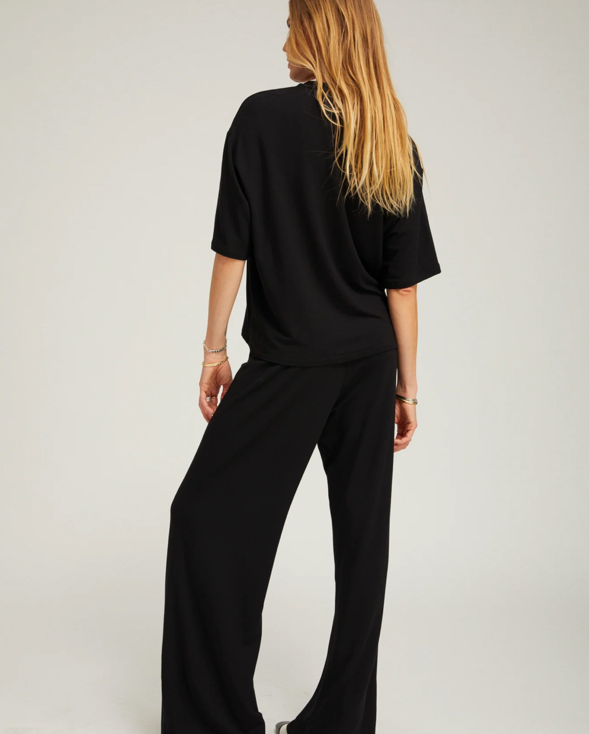 SPRWMN Light French Terry Easy Pants Black