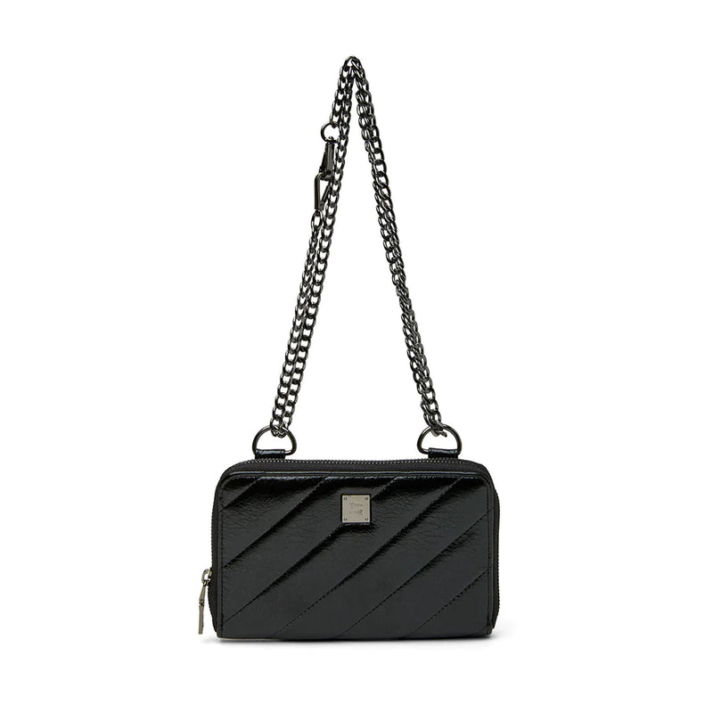 THINK ROYLN THE STARLET WALLET Luxe Crackled Black
