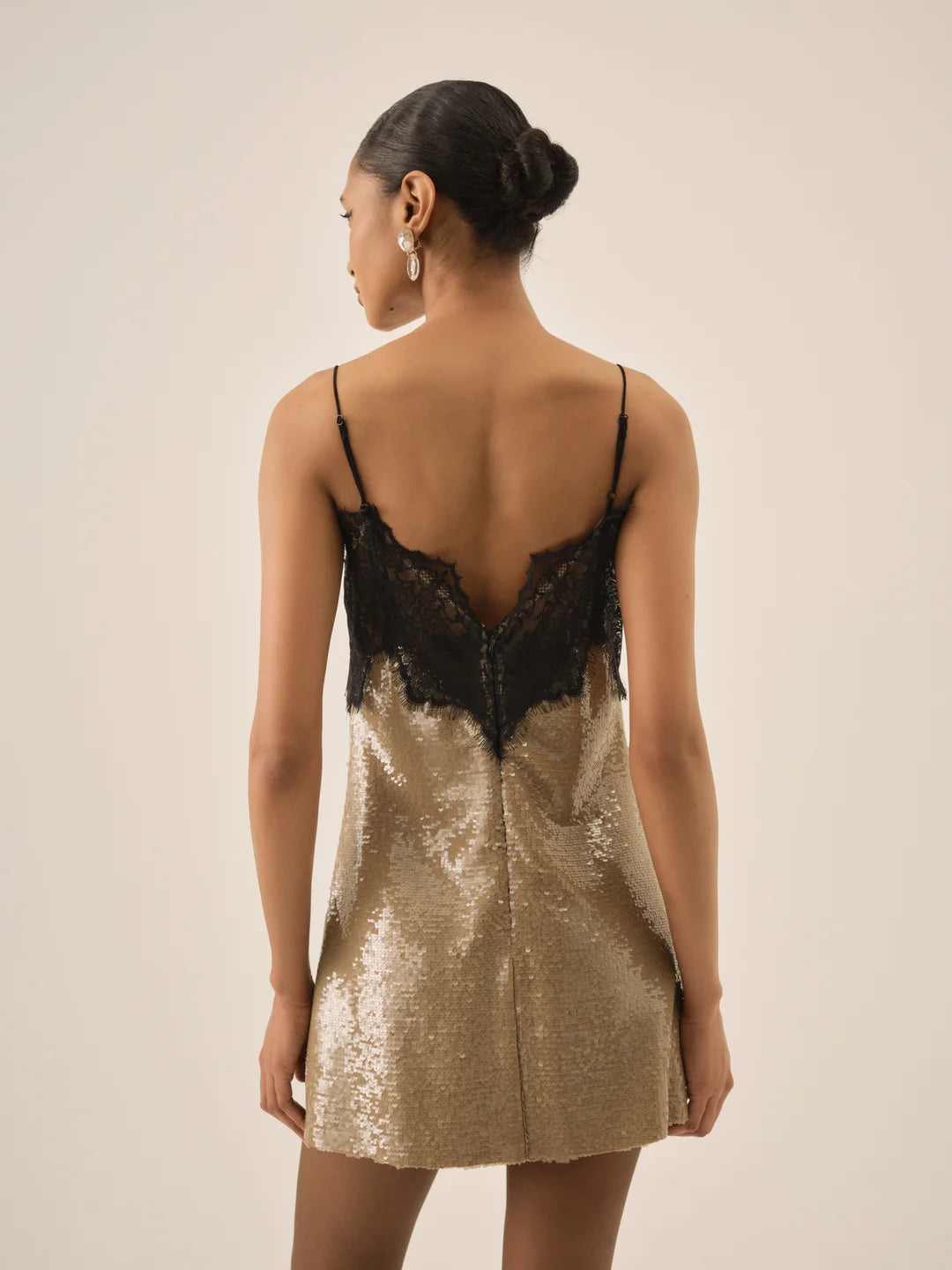 For Love & Lemons Sylvie Sequin Mini Dress