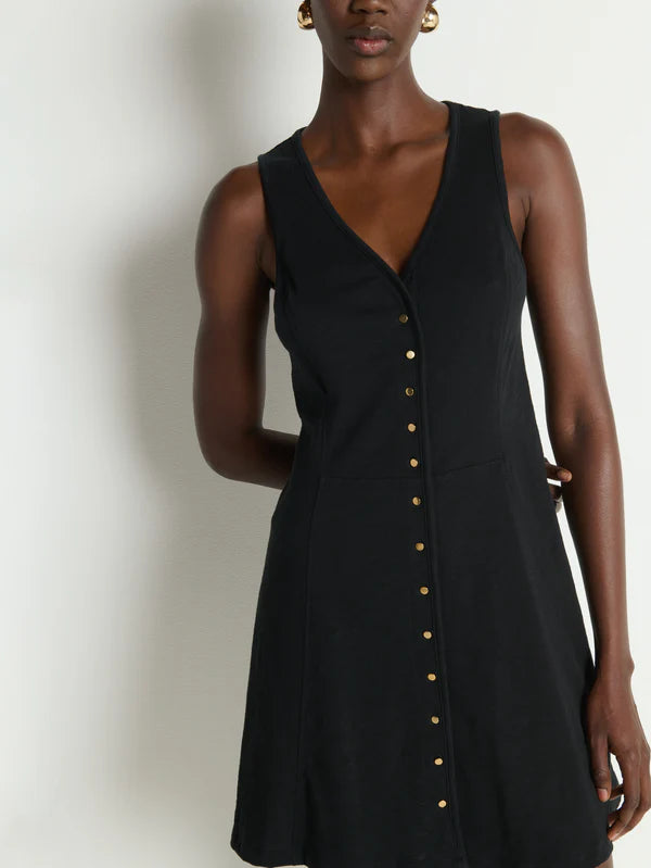 Nation LA Tierra Mini Dress Jet Black