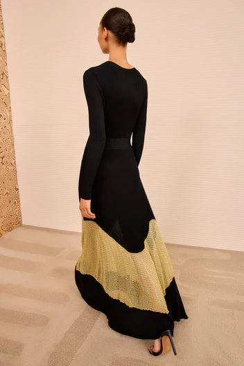 Ulla Johnson Roanne Long Dress - Gold Noir