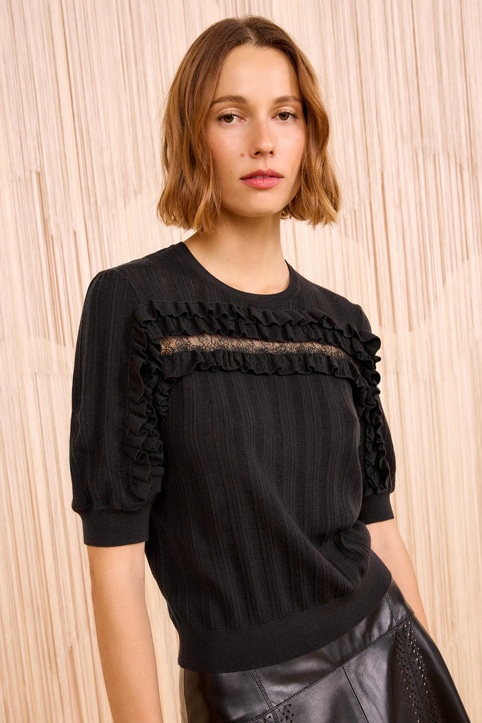 Ulla Johnson Salima Short Sleeve Knit Nior