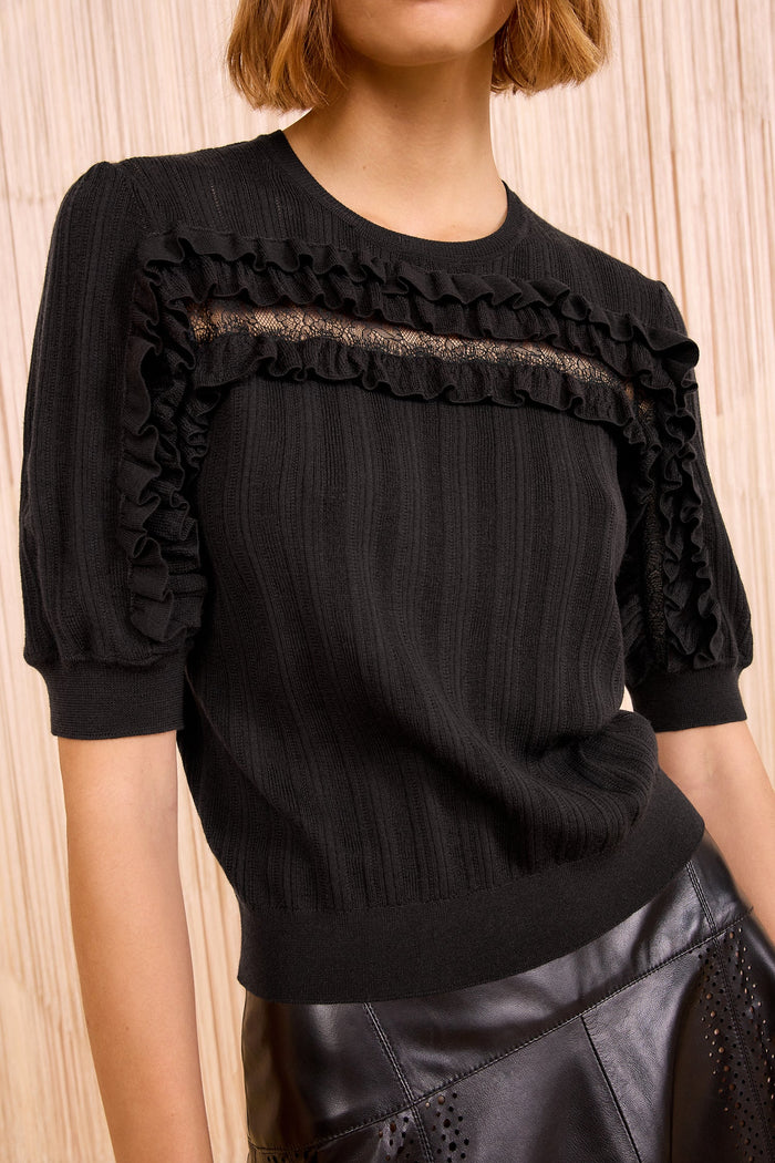 Ulla Johnson Salima Short Sleeve Knit Nior