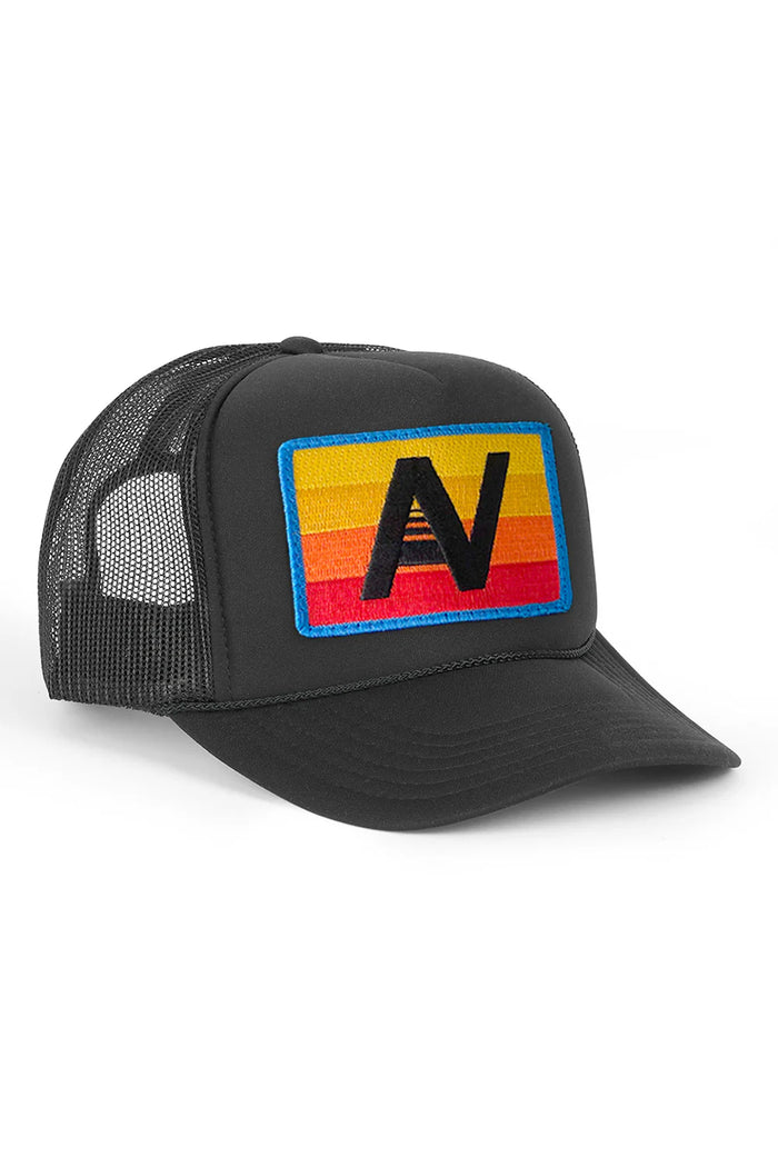 Aviator Nation LOGO RAINBOW VINTAGE TRUCKER HAT