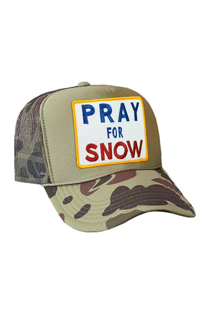 Aviator Nation PRAY FOR SNOW VINTAGE TRUCKER HAT