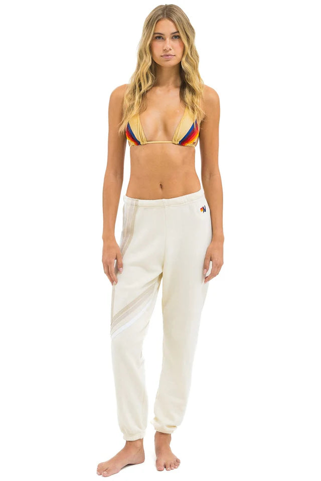 Aviator Nation BLAZE 4 SWEATPANTS - VINTAGE WHITE // VINTAGE WHITE