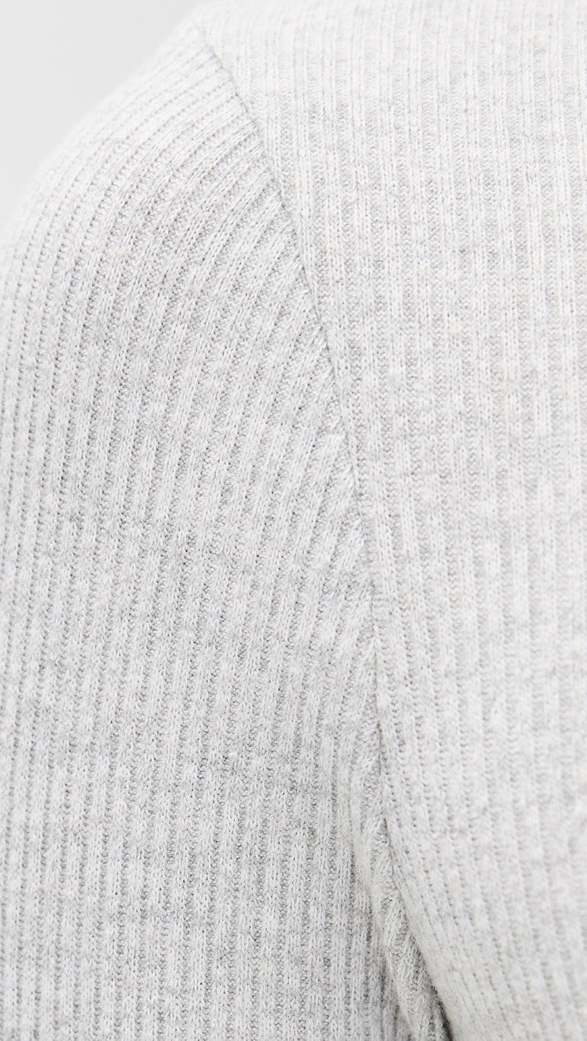 AGOLDE Delphi Slim Tee Brushed Heather Grey