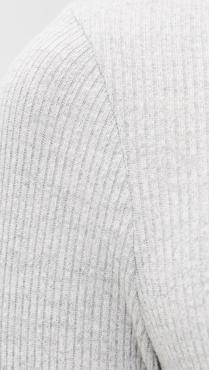 AGOLDE Delphi Slim Tee Brushed Heather Grey