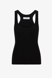SPRWMN Chloe Rib Tank Black