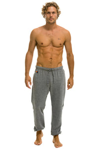 AVIATOR NATION BOLT SWEATPANTS - HEATHER GREY