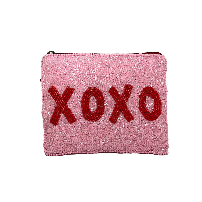 Concepts Reno XOXO Pink And red coin purse