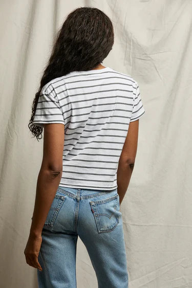 Perfectwhitetee everett stripe jersey striped short sleeve tee