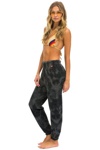 AVIATOR NATION HAND DYED SWEATPANTS TIE DYE VINTAGE CHARCOAL Concepts Reno