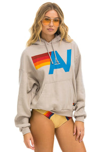 Aviator Nation LOGO PULLOVER RELAXED HOODIE - SAND