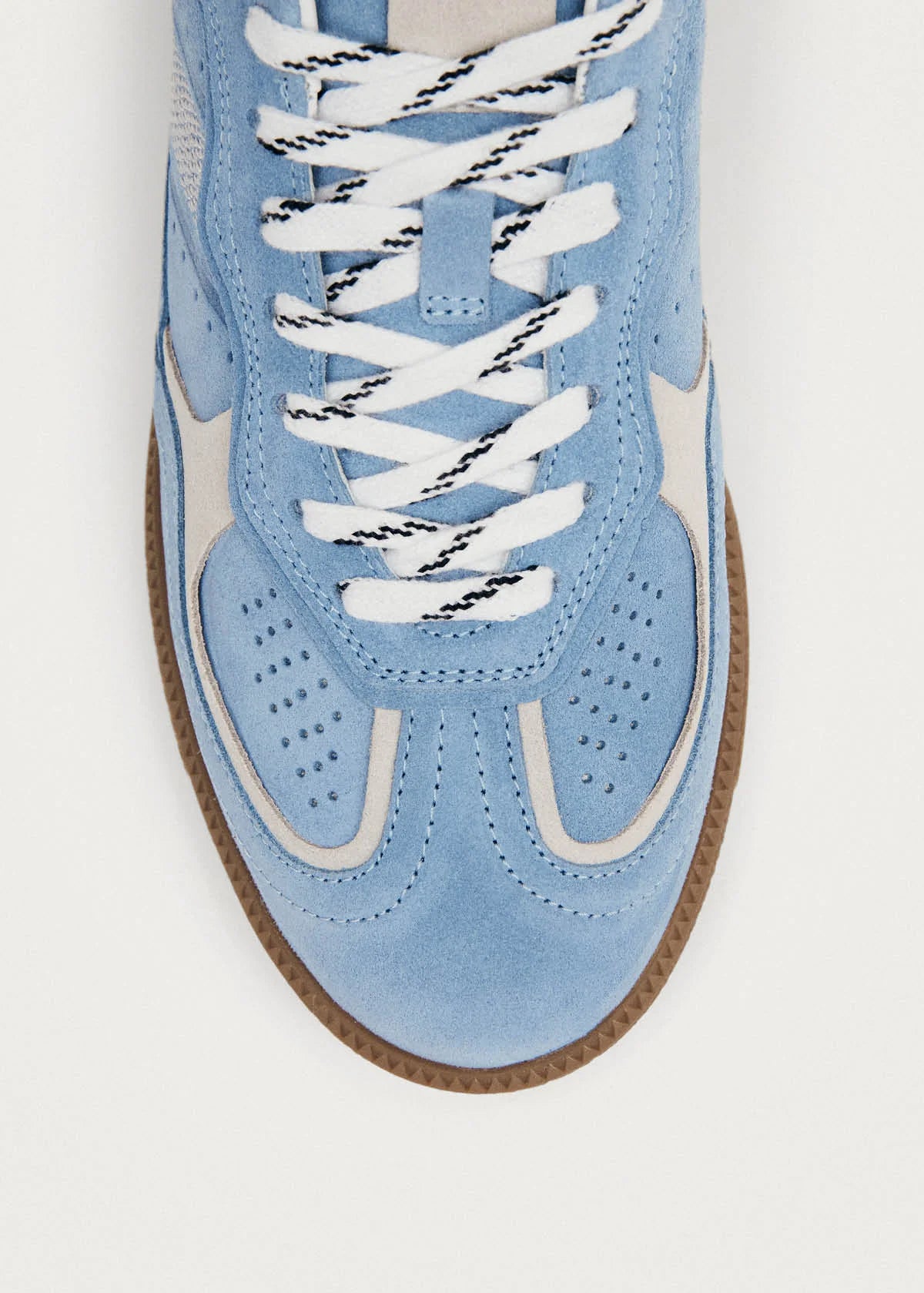 ALOHAS Tb.490 Rife Sneakers - Cornflower Blue Cream Leather Sneakers
