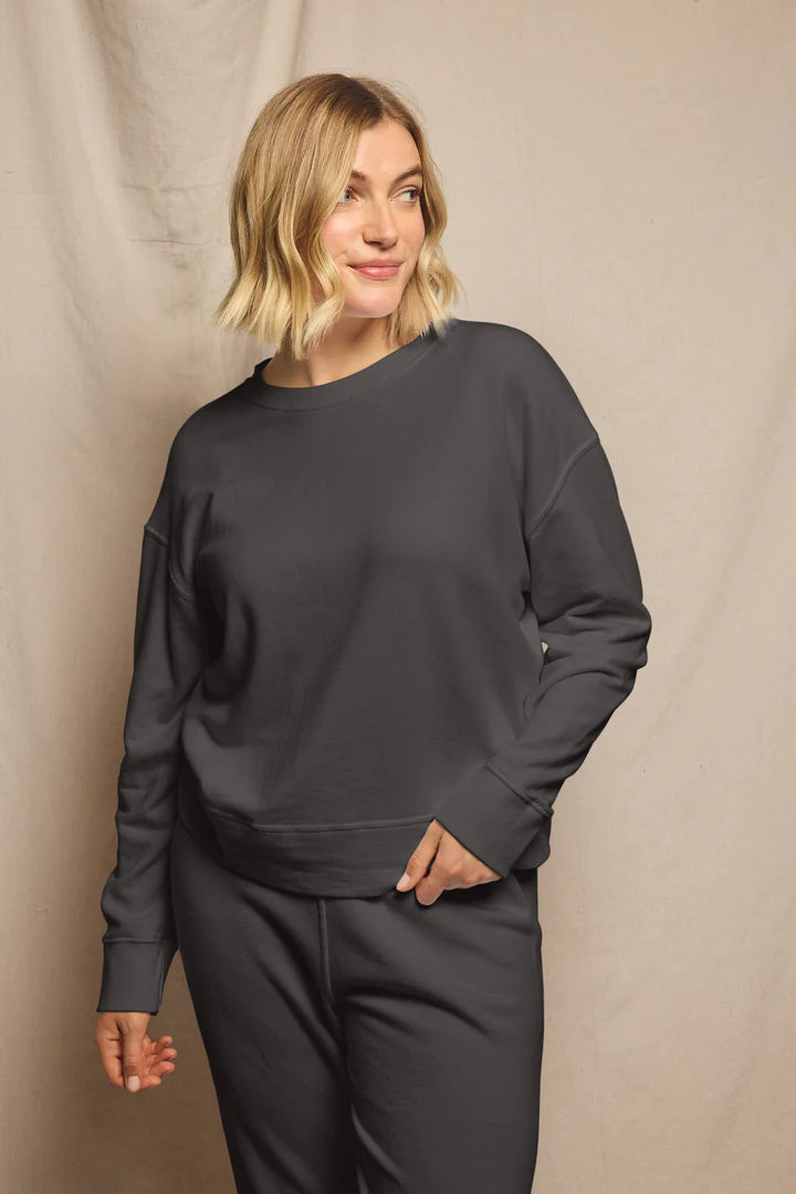 perfectwhitetee tyler french terry sweatshirt