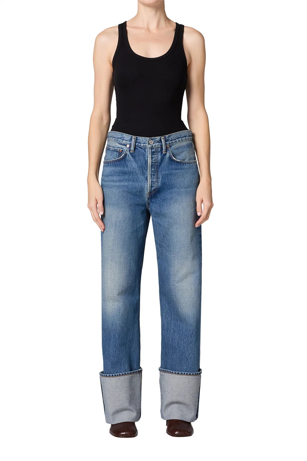 AGOLDE - Big Cuff Jean in Liberty