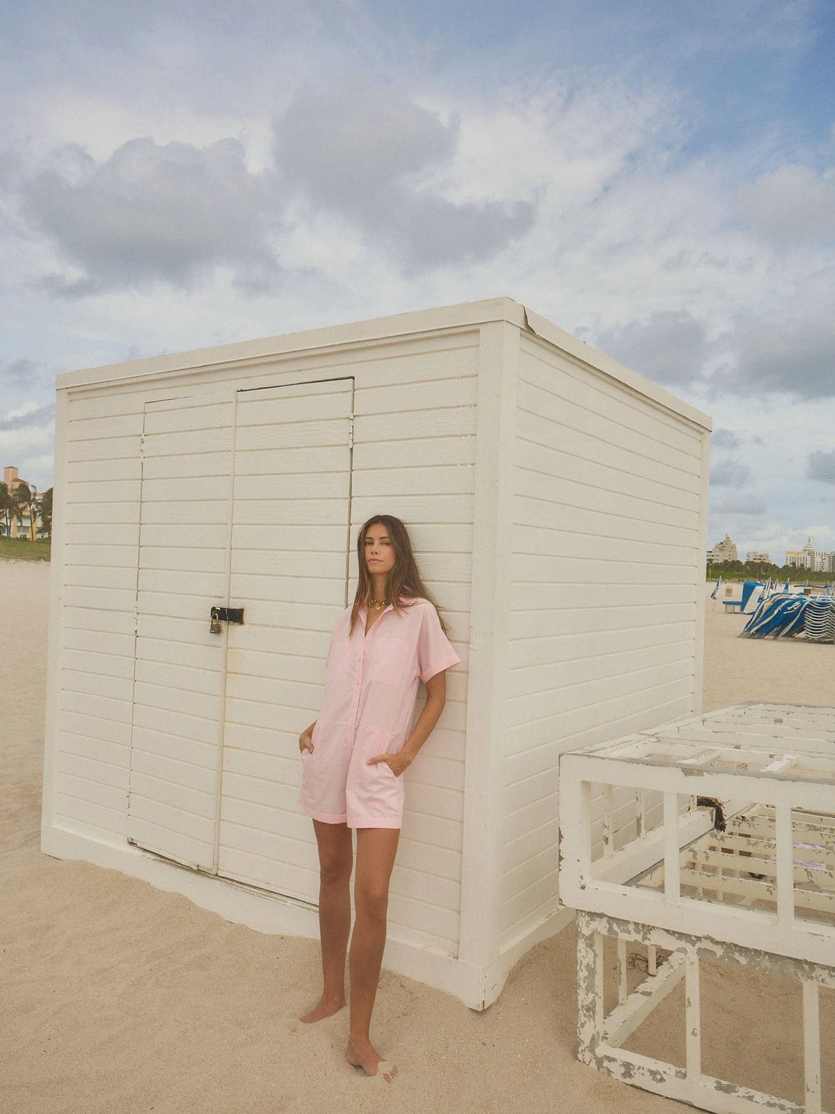 Xirena Gloss Pink Franklin Romper