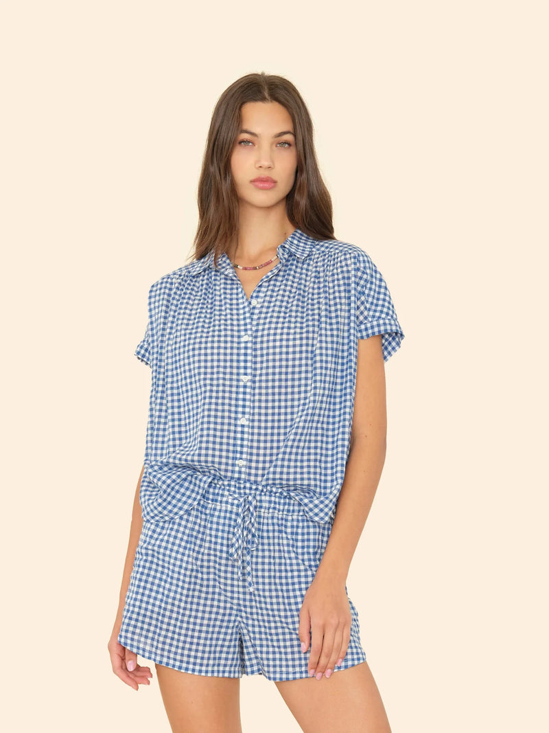 Xirena Atlantic Blue Paxton Shirt