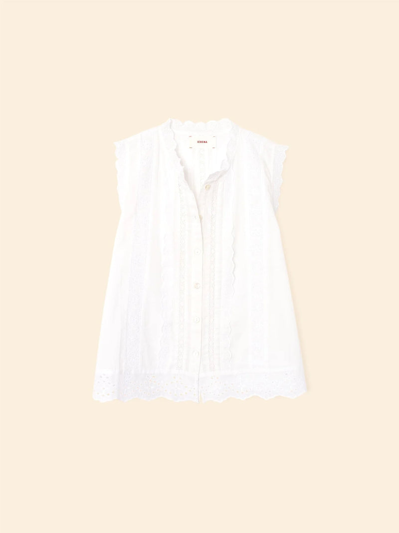 Xirena White Lara Shirt