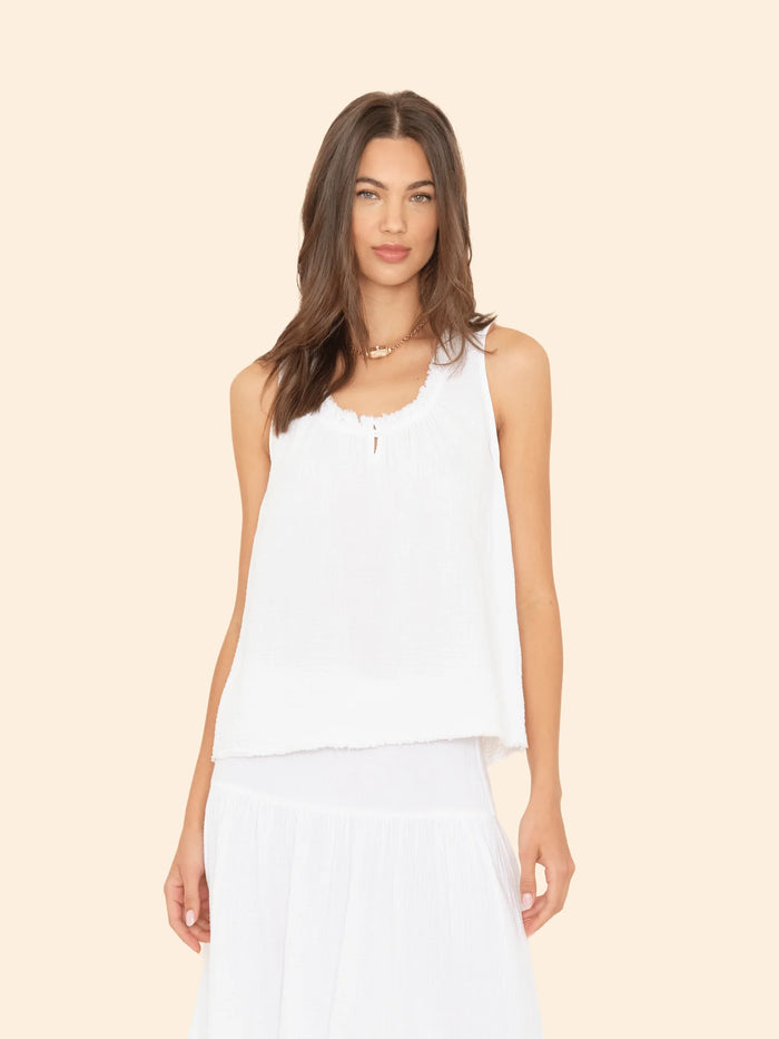 Xirena White Rosie Top