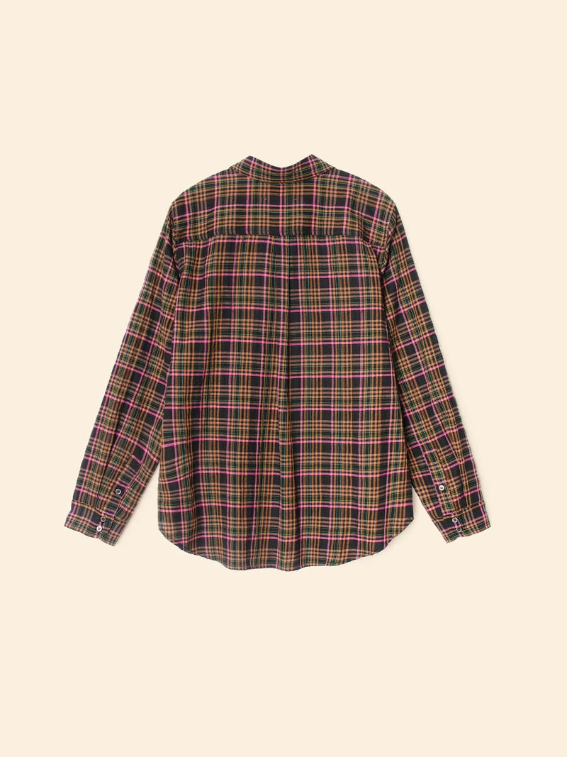 Xirena Espresso Plaid Scout Shirt