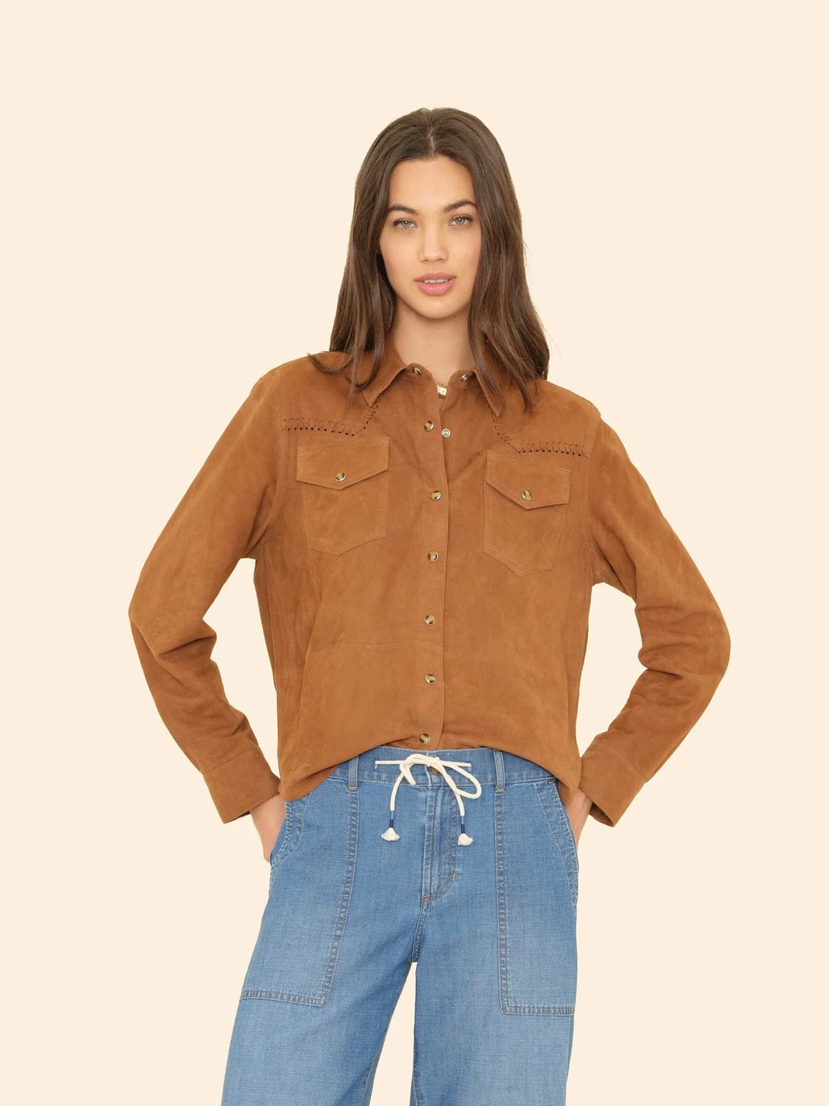 Xirena Mustang Billie Suede Shirt