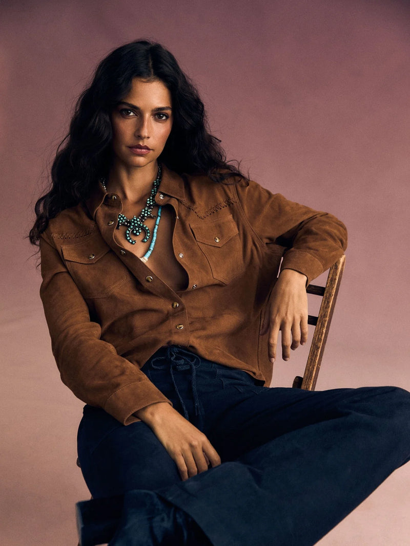 Xirena Mustang Billie Suede Shirt