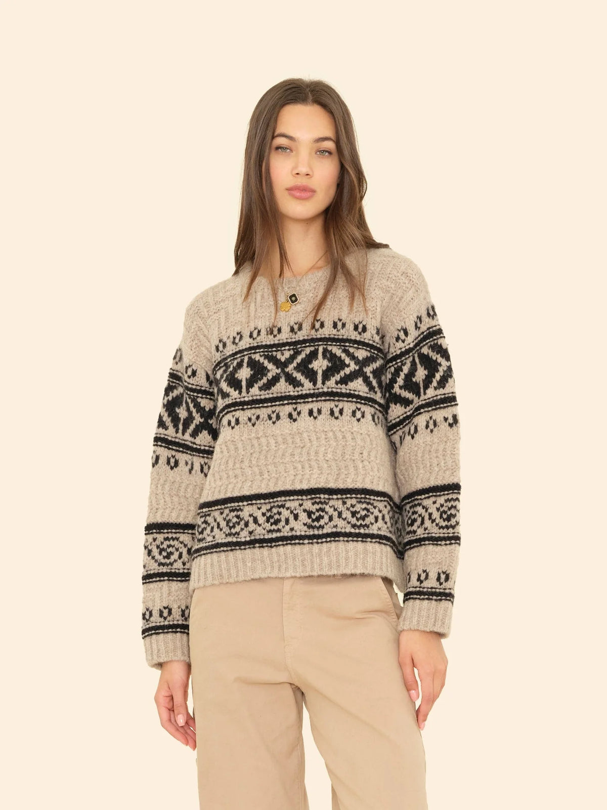 Xirena Oatmeal Brecken Sweater