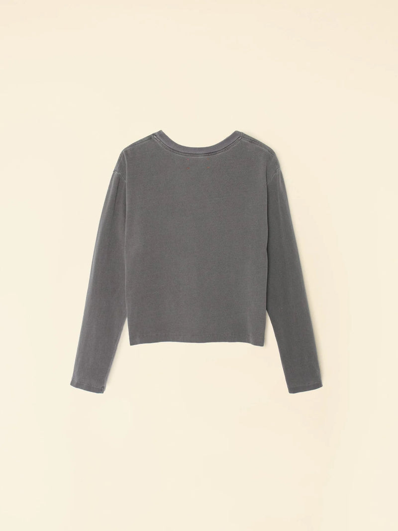 Xirena Vintage Black Terrance Tee